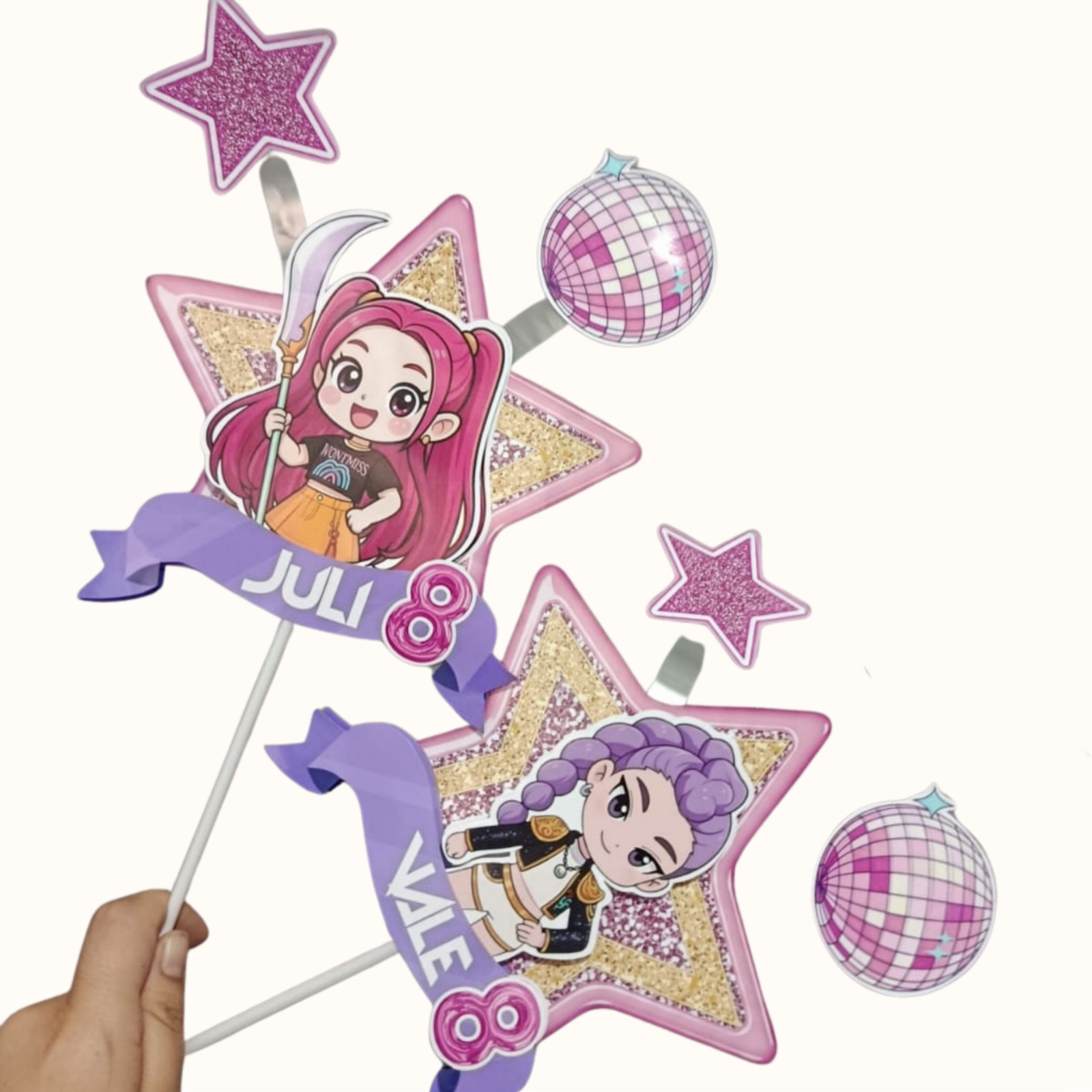 Toppers para torta 3D